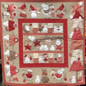 A Day in the Snow Quilt Appliquรฉ Pattern
