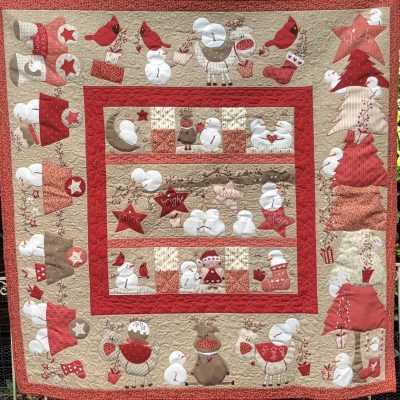 A Day in the Snow Quilt Appliqué Pattern