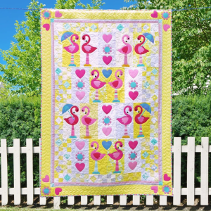 flamingo Dancing quilt pattern