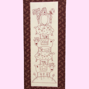 Deck The Halls Preprinted Stitchery