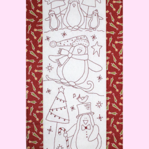 Chilly Penguins Preprinted Stitchery