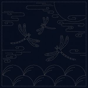 AUTUMN Pre printed Sashiko cloth