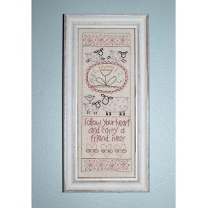FOLLOW YOUR HEART by THE BIRDHOUSE PATCHWORK DESIGNS