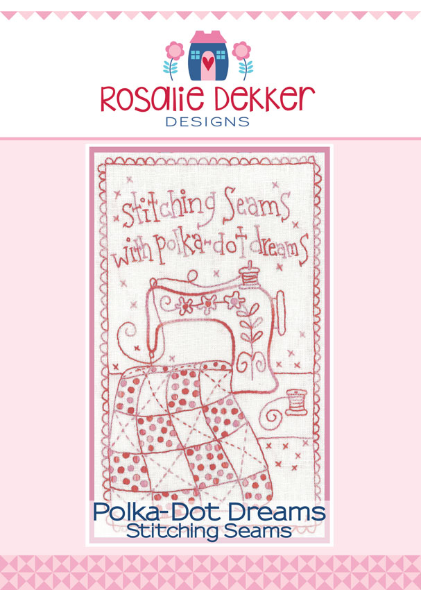 STITCHING SEAMS preprinted stitchery