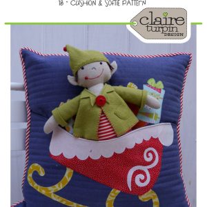 ELFIE JONES & his Christmas Sleigh pattern suitable for Pick & Mix patterns