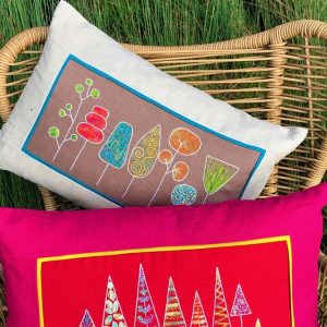 EMBROIDERED TREE PILLOWS PATTERN – WENDY WILLIAMS