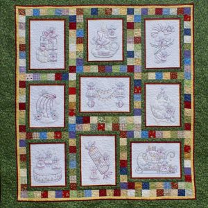 CHRISTMAS MICE QUILT by NIKKI TERVO