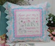 HAPPY BIRTHDAY CUSHION by RIVENDALE COLLECTION