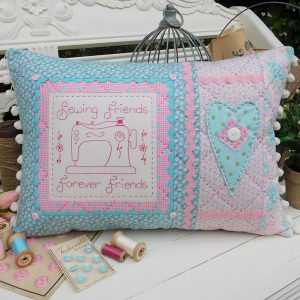 SEWING FRIENDS CUSHION PATTERN by THE RIVENDALE COLLECTION