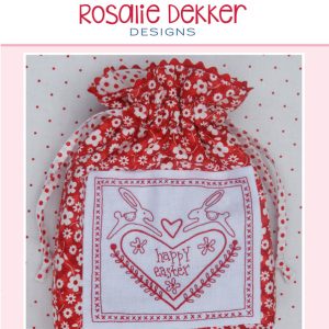 HAPPY EASTER GIFT BAG pattern card or kit