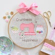 CRAFTINESS IS HAPPINESS pattern