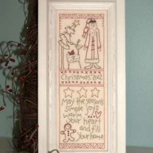 SIMPLE JOYS preprinted stitchery
