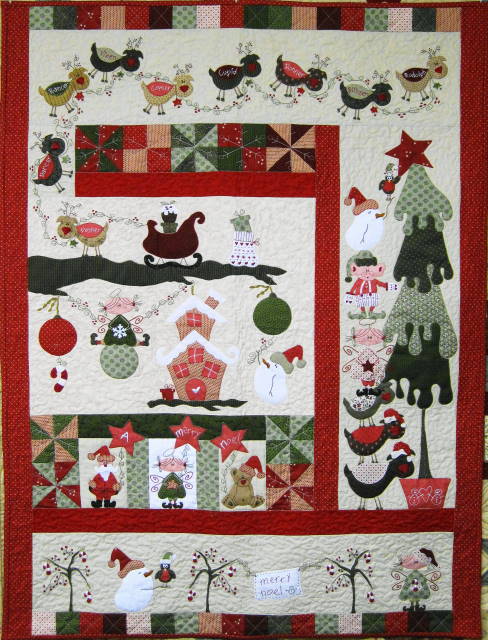 Mistletoe Christmas Quilt Pattern – Fig ‘n’ Berry Creations