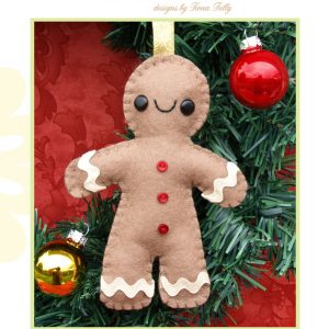 JOLLY GINGERBREAD MAN by TWO BROWN BIRDS
