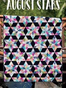 AUGUST STARS QUILT PATTERN for Hex N More Ruler