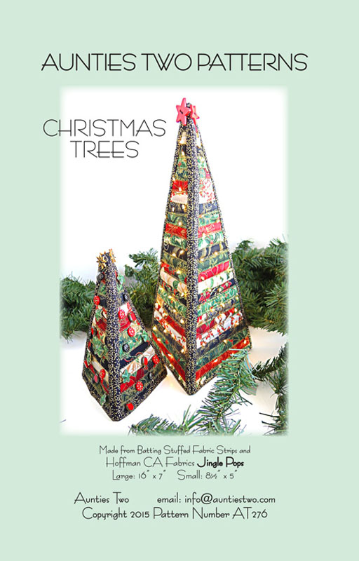 CHRISTMAS TREES by AUNTIES TWO PATTERNS