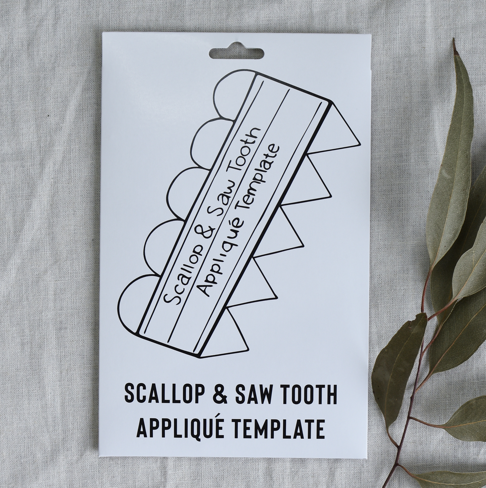 Scallop and Saw tooth Applique Template