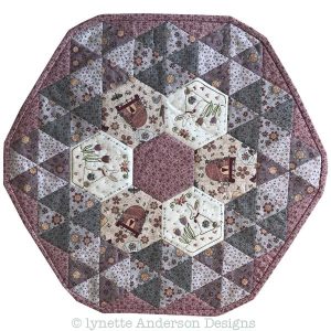 SPRING BUNNY TABLE TOPPER by Lynette Anderson