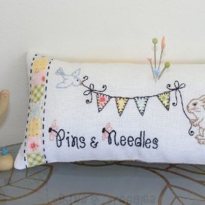 SPRINGTIME PINCUSHION by Petals and Patches