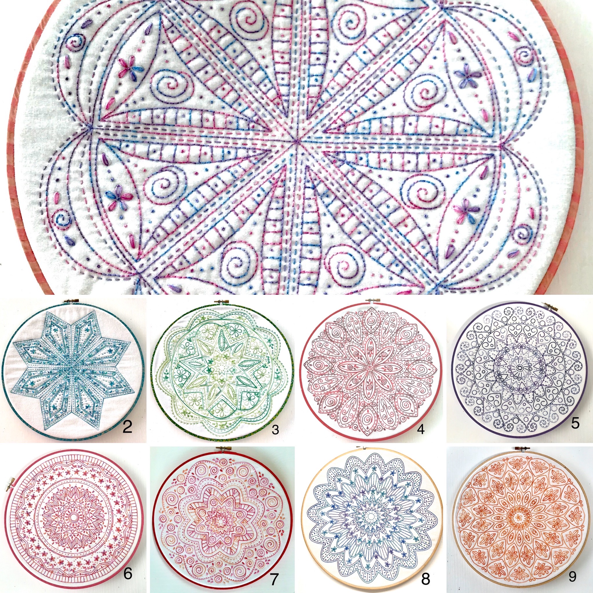 MANDALA PRE PRINTED LARGE CLUB over 9 months