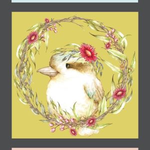 Echidna, koala and kookaburra Panel DV 5290 #52
