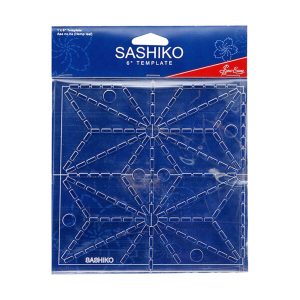 SASHIKO TEMPLATE Asa no ha (Hemp Leaf)