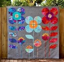 BLOSSOMING GARDEN and templates by FREE BIRD QUILTS